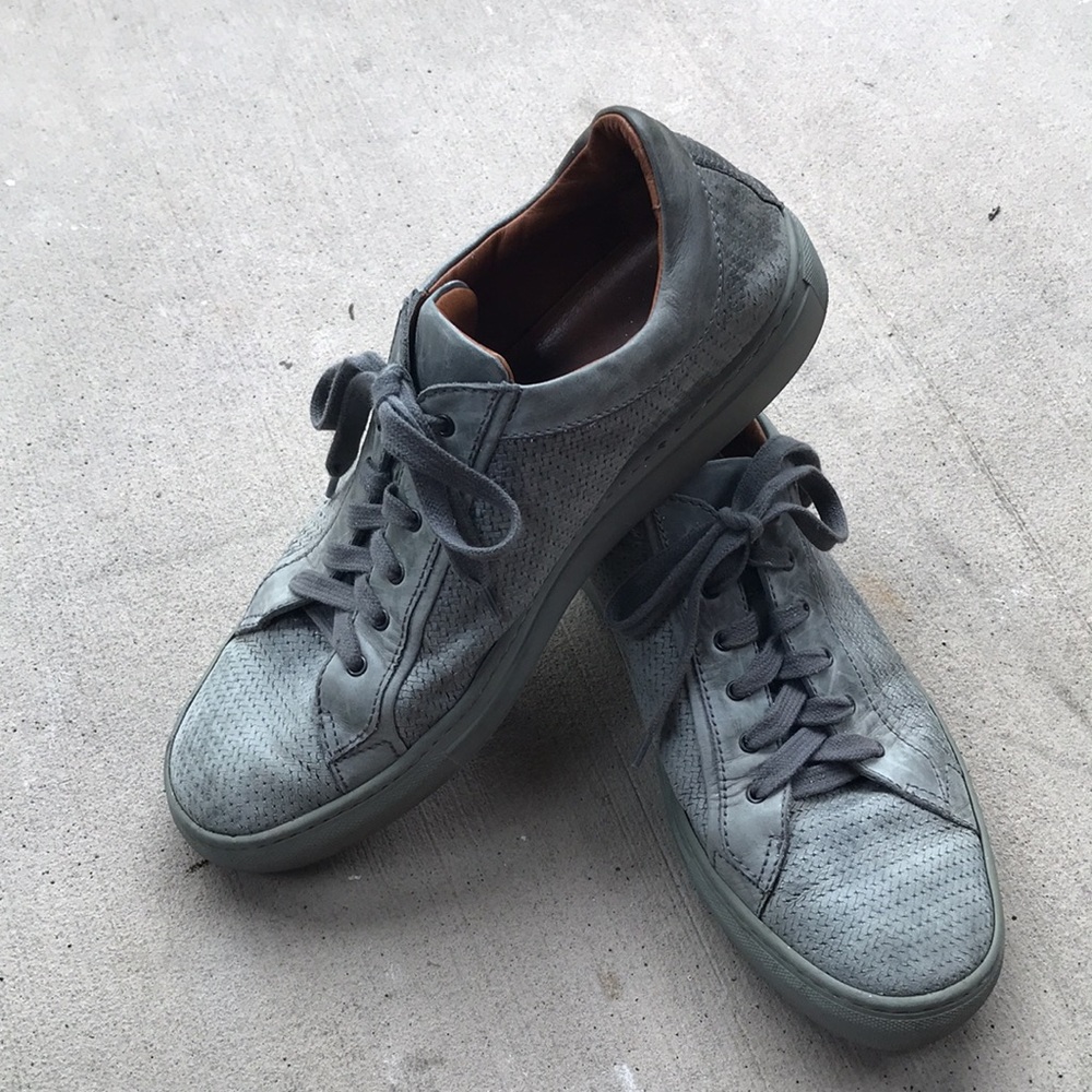 COPY - Aquatalia grey woven leather Sneakers Made In Italy Size 10. GUC